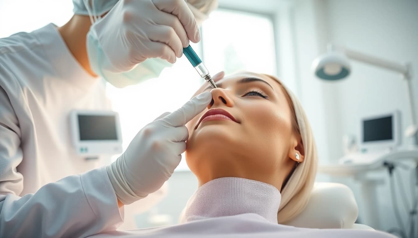 Polynukleotide kaufen für effektive Hautbehandlungen im modernen Klinikraum.