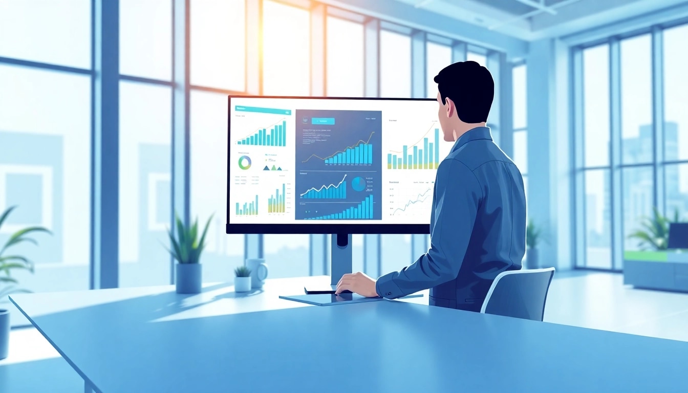 Evodrop hilft bei der effektiven Datenanalyse in einer modernen Büroumgebung.