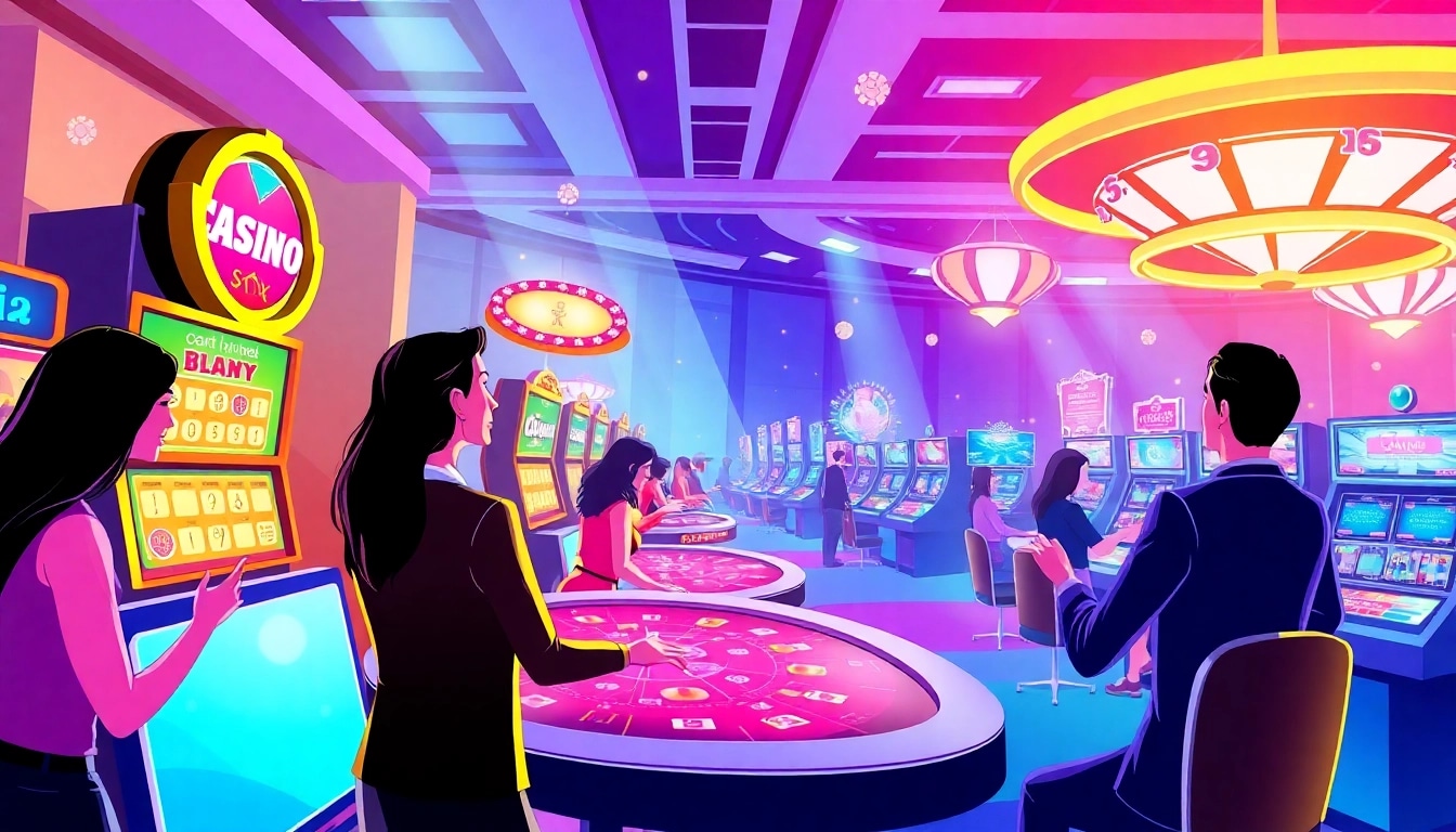 Experience thrilling gameplay at online casino Österreich with engaging games and vibrant colors.