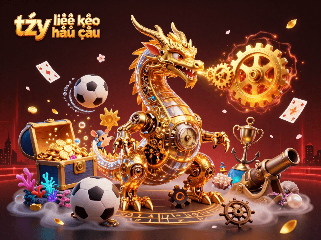 Bet on tỷ lệ kèo nhà cái with thrilling sports visuals and betting elements in vibrant 3D art.