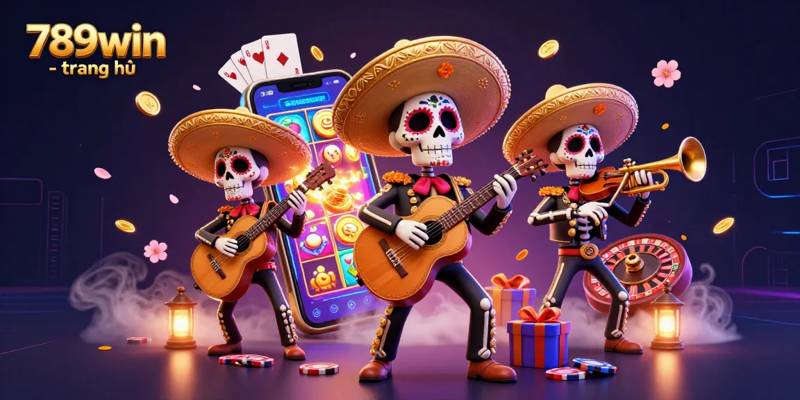 Engage with the vibrant world of 789win - trang chủ featuring lively mariachi characters and exciting casino game elements.