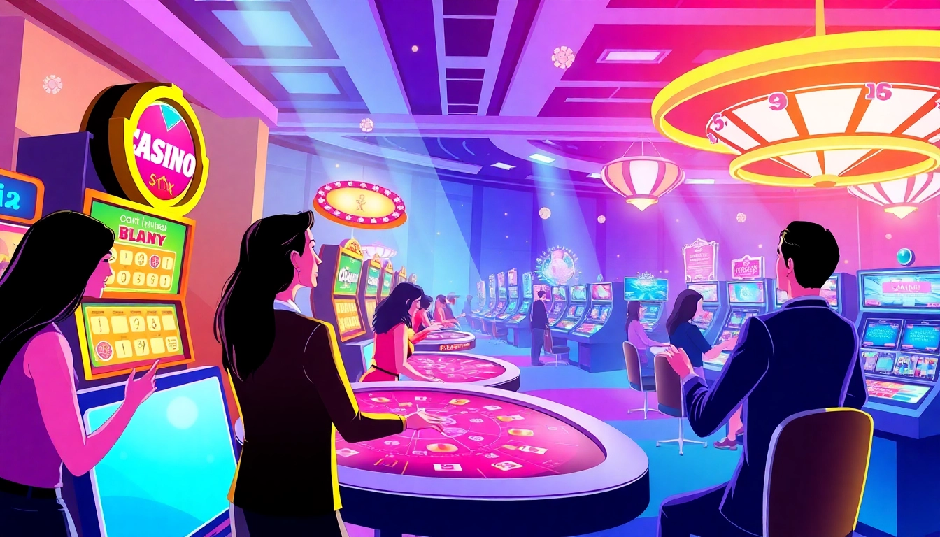 Experience thrilling gameplay at online casino Österreich with engaging games and vibrant colors.