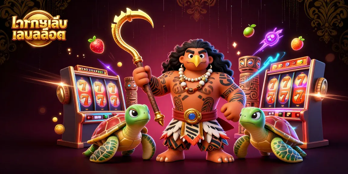 Spin the reels with ทดลองเล่นสล็อต in this vibrant, dynamic gaming scene filled with symbols and action!