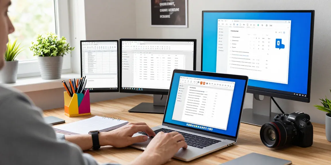 Effiziente Arbeitsumgebung mit Microsoft Office 2024 Mac Version ohne Abonnement auf einem modernen Laptop, Dokumente werden erstellt und bearbeitet.