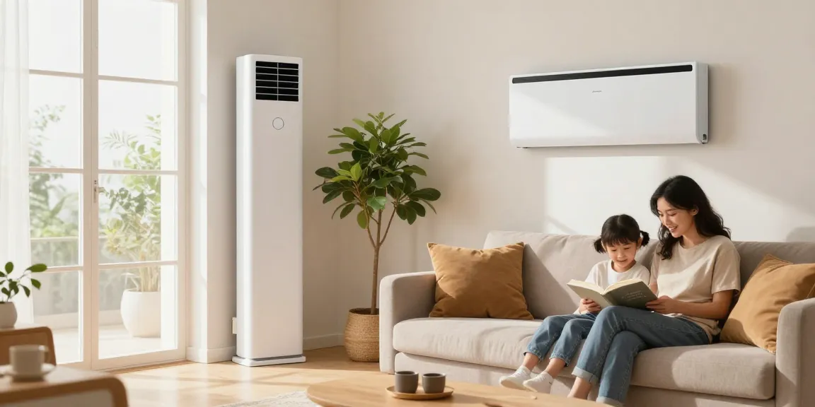 Gemütliches Wohnzimmer mit einem montierten Infrarot Heizkörper, der effiziente Heizung und modernes Design zeigt.