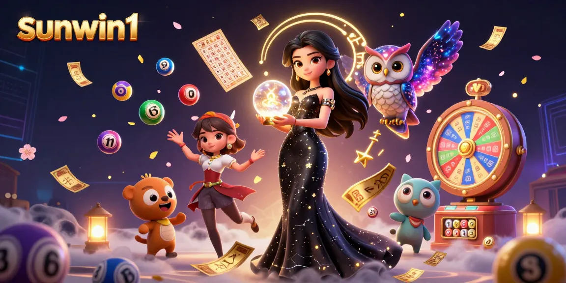 Engage in thrilling gameplay with sunwin1 at dynamic lottery scenes featuring vibrant elements and enchanting visuals.
