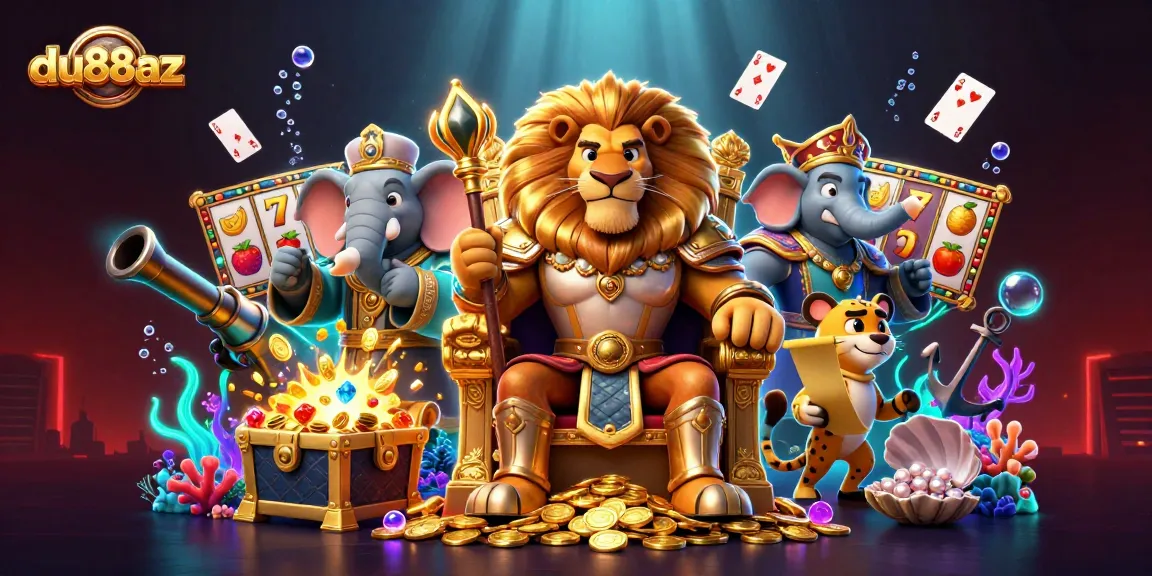 Join du88az for exhilarating slot adventures with vibrant treasures and playful characters.