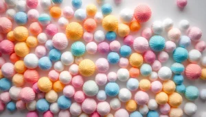 Stylishly showcase 100 Stück Kleiderbügel in vibrant colors, arranged for a bright closet display.