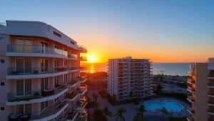 Kauf eines modernen Apartments in Nordzypern mit schöner Aussicht auf das Meer und einladenden Balkonen.