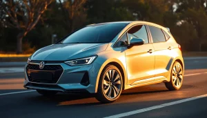 Reparatur von Lackschäden und Kratzern an einem modernen Auto im Tageslicht, Fokus auf die geschädigten Bereiche.