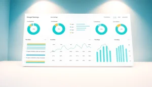 Visualisieren Sie den Web-Rang Ihres Blogs mit einem modernen Dashboard-Design.
