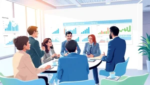 Discover effective strategies for Recruiting im technischen Vertrieb with professionals discussing sales growth in a modern office.