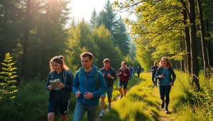 Erlebe die Wetziker OL Challenge, wo Teilnehmer durch wunderschöne Landschaften navigieren.