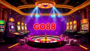 Experience thrilling gameplay at https://go888.jp.net/ featuring a dazzling array of casino games like slots and roulette.