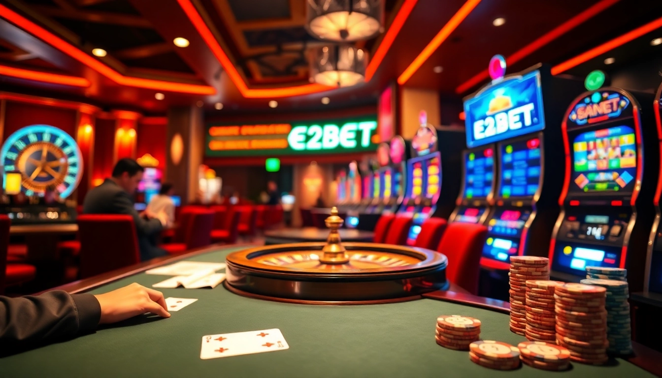 Engage in excitement at https://e2bet-games.org with high stakes poker and dynamic roulette.
