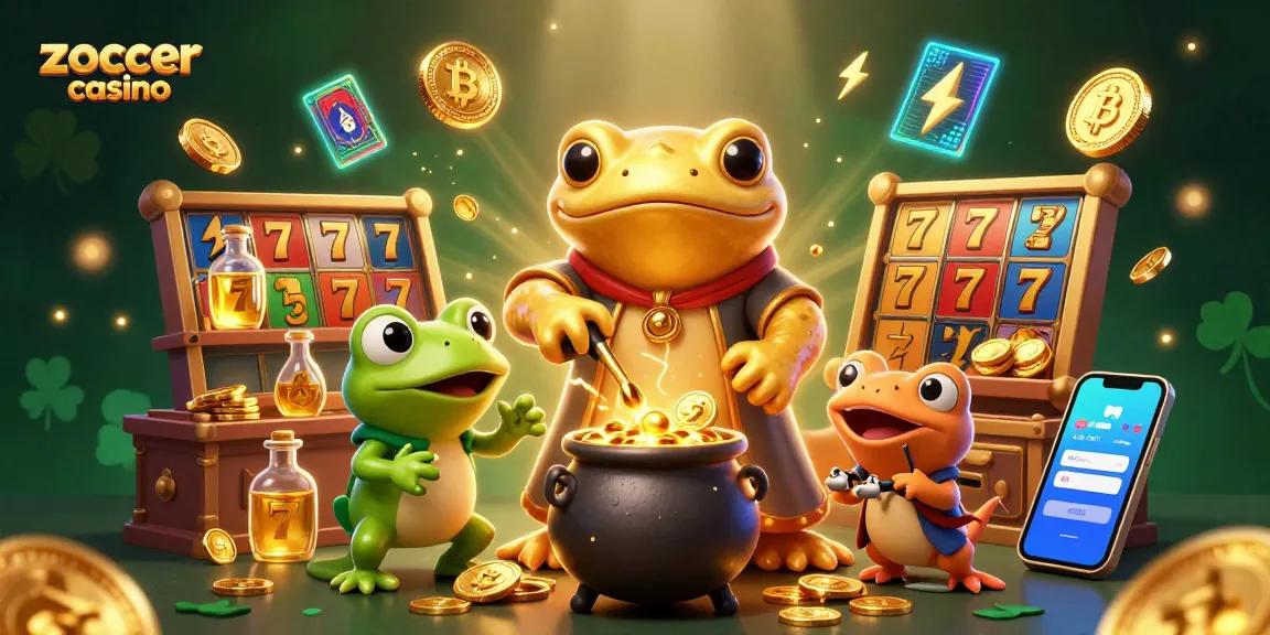 Experience the thrill of zoccer casino in a vibrant 3D scene filled with gold coins and exciting games.
